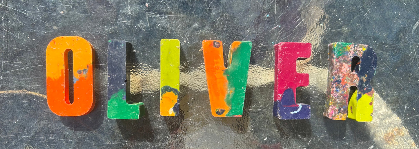 Letter Crayons (Made To Order)