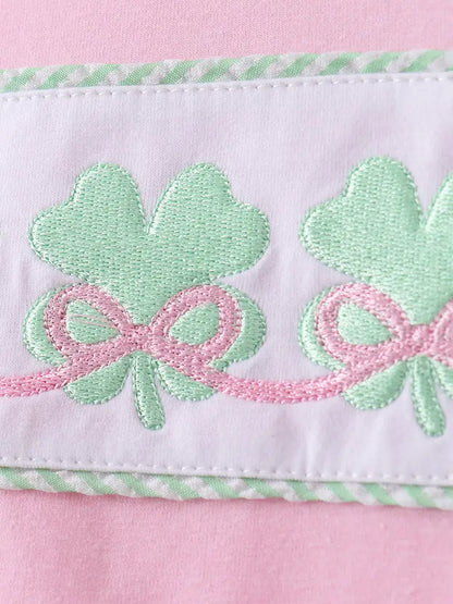 Lucky in Bows Seersucker Shorts Set