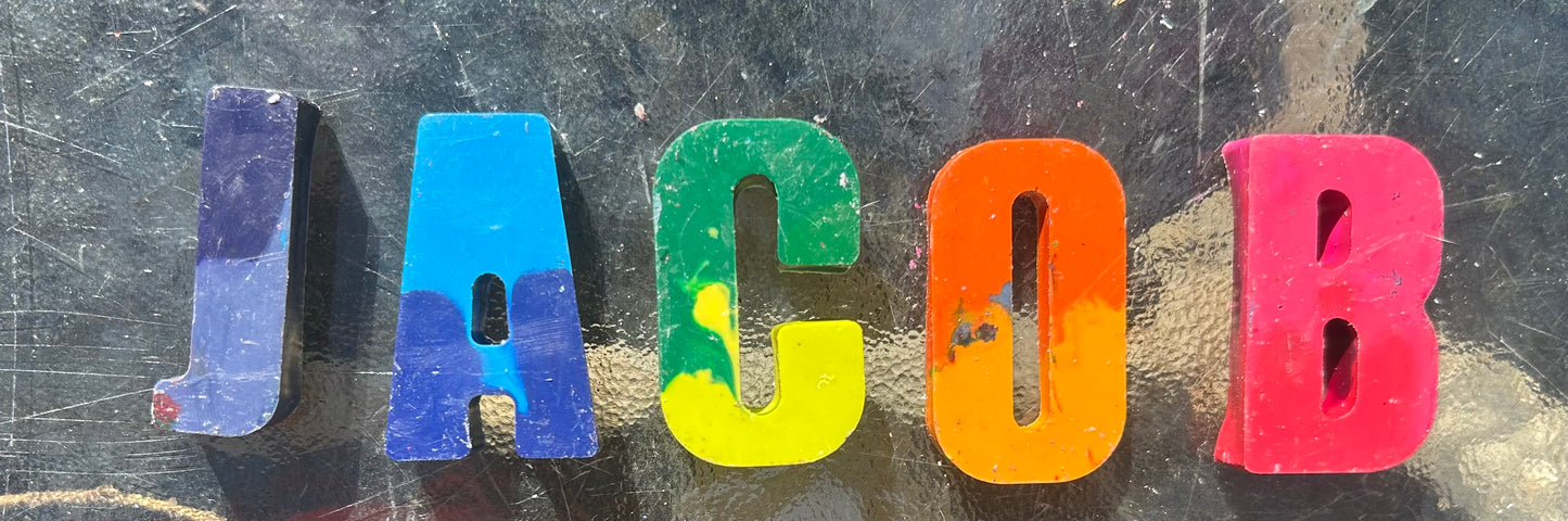 Letter Crayons (Made To Order)
