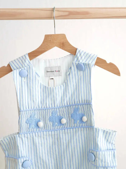 Easter Bunny Hand-Smocked Jon Jon