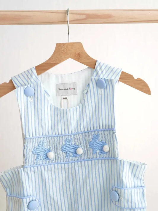 Easter Bunny Hand-Smocked Jon Jon